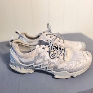 ECCO BIOM Men's Multisport 2 Tone Silver Running Lace Up Size 10